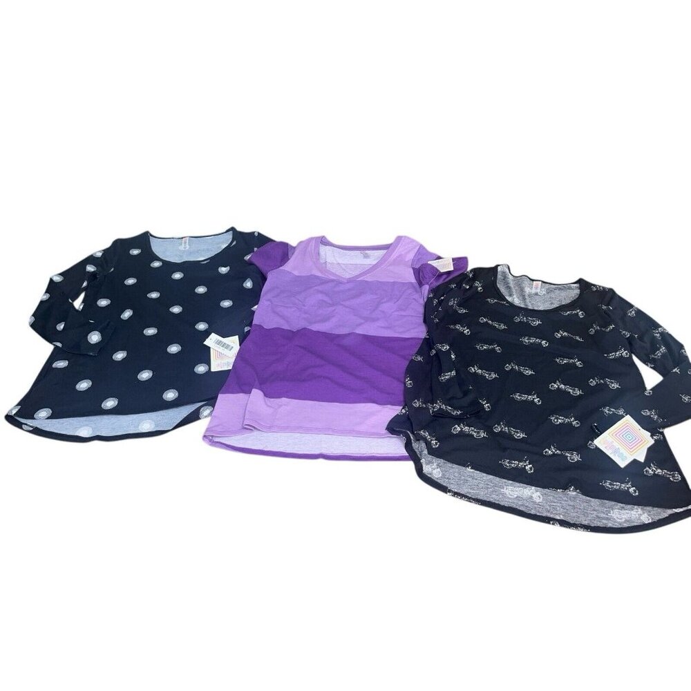 LULAROE Women's Size XS Lot of 3 Tees NEW WITH TAGS